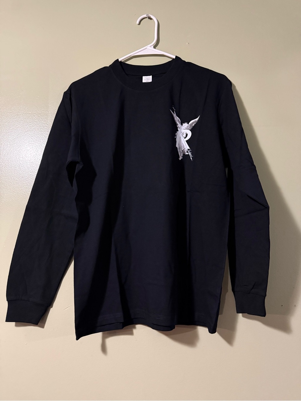 Men's Represent Black / White Long-Sleeve Graphic Shirt